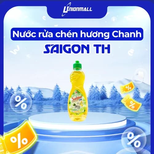 Nước rửa chén Saigon TH 400gram hương Chanh thumbnail 1