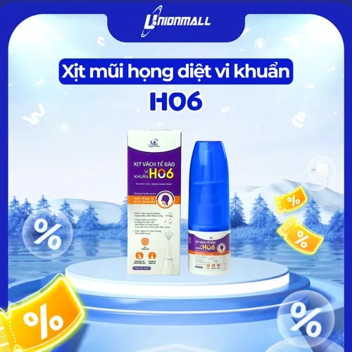 Xịt Vách Tế Bào Vi Khuẩn H06: Giải Pháp Lợi Khuẩn Bảo Vệ Niêm Mạc Mũi Họng